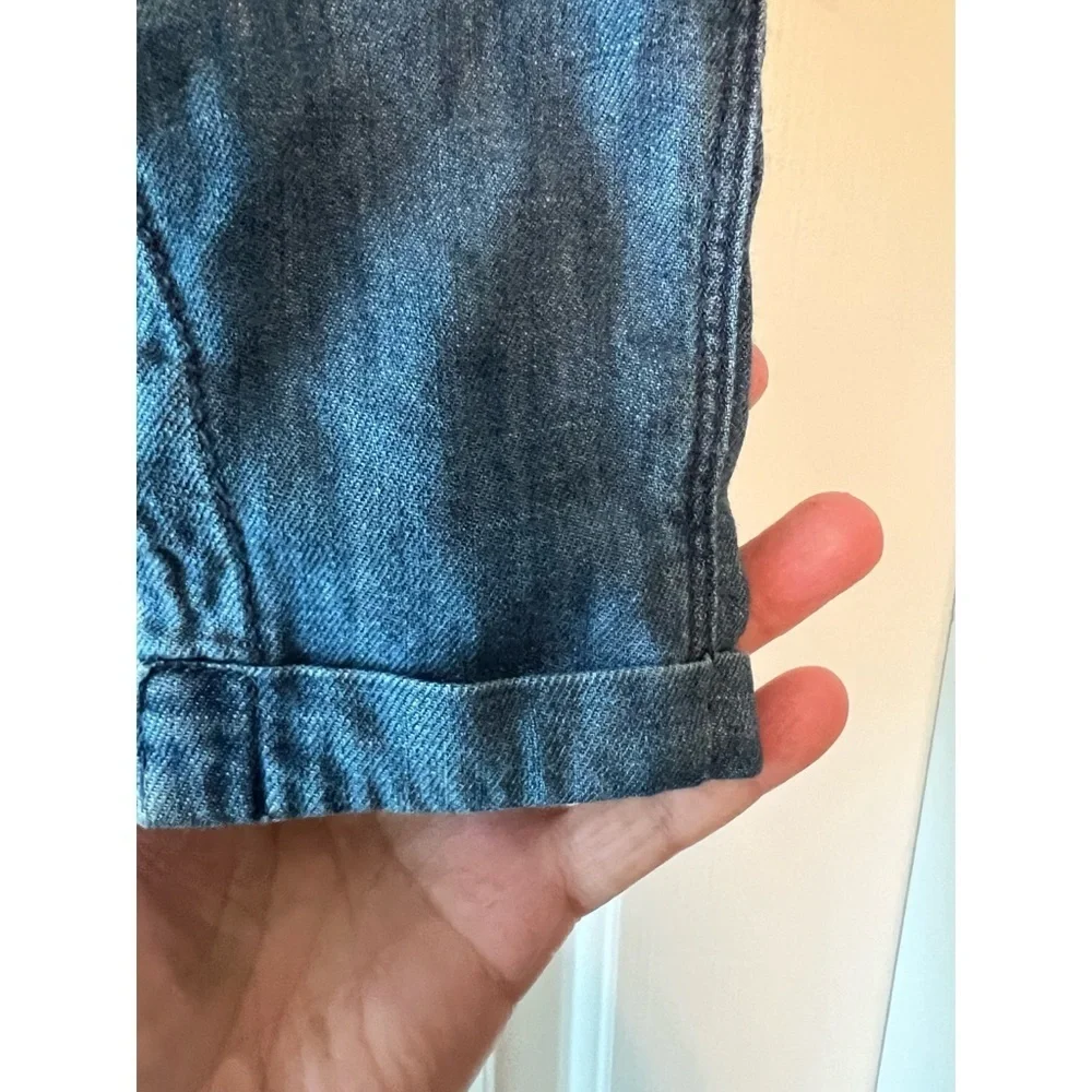 Old Navy Infant's Blue Denim Overalls GUC 12-18M #959